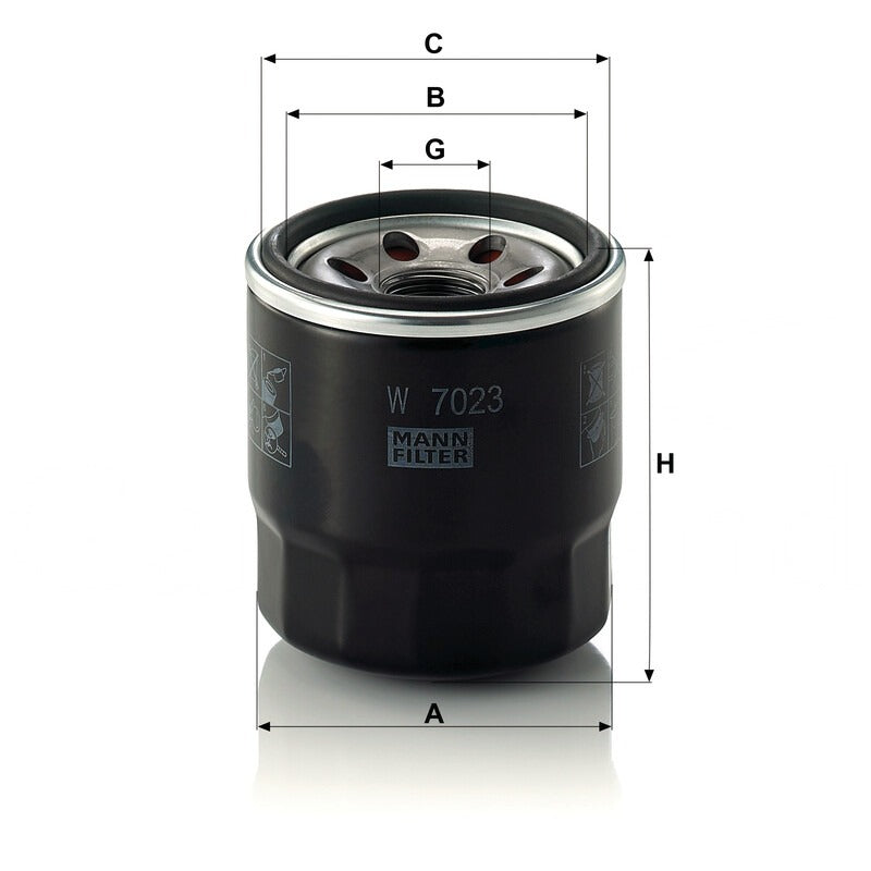 MANN FILTER Motorölfilter W 7023 MANN FILTER