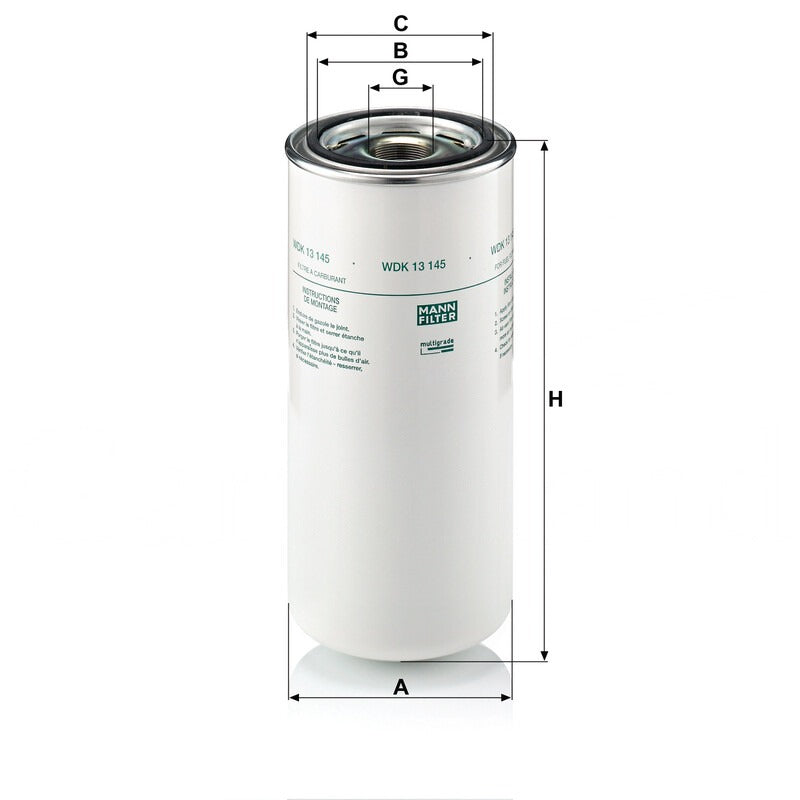 MANN FILTER Kraftstofffilter WDK 13145 MANN FILTER