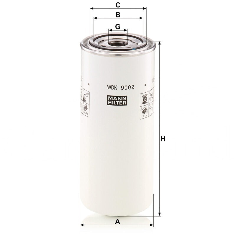 MANN FILTER Kraftstoffilter WDK 9002 MANN FILTER