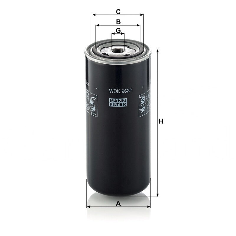 MANN FILTER Kraftstofffilter WDK 962/1 MANN FILTER