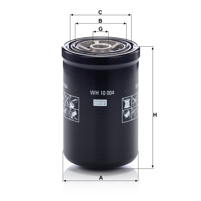 MANN FILTER Ölfilter WH 10004 MANN FILTER