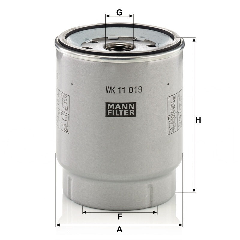 MANN FILTER Kraftstofffilter WK 11 019 Z MANN FILTER