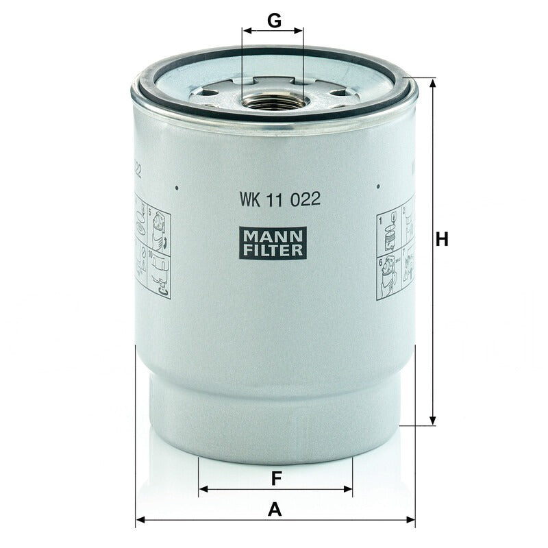 MANN FILTER Kraftstofffilter WK 11 022 Z MANN FILTER