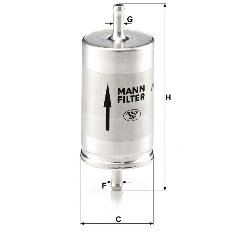 MANN FILTER Kraftstofffilter WK 410 MANN FILTER