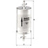 MANN FILTER Kraftstofffilter WK 410 MANN FILTER