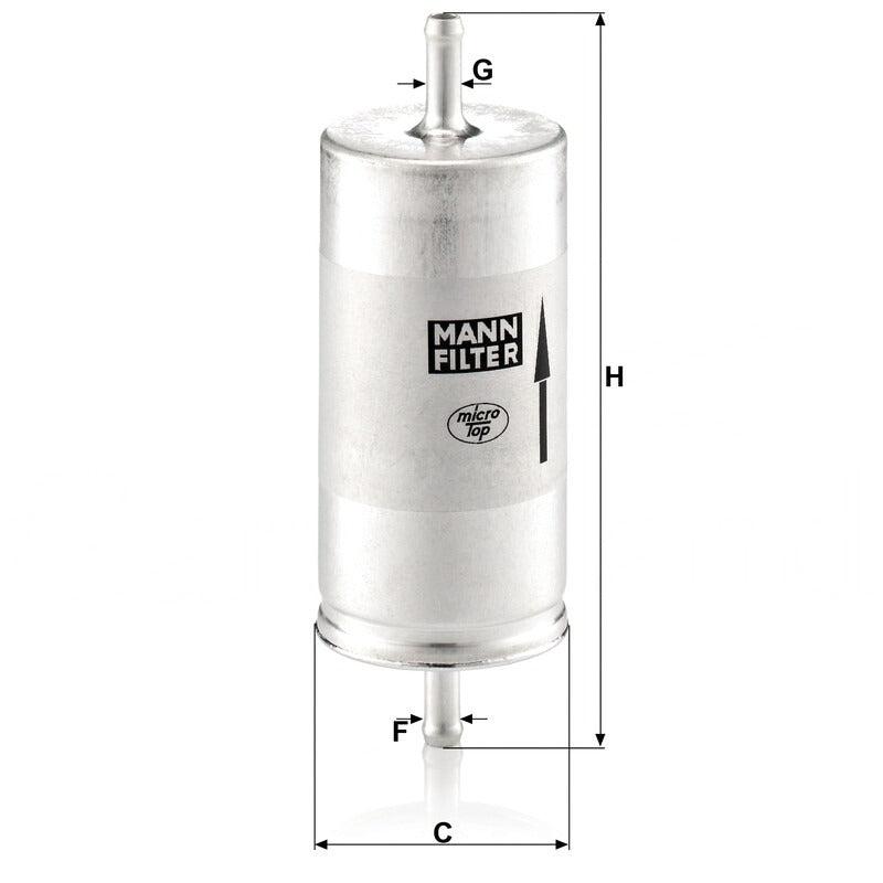 MANN FILTER Kraftstofffilter WK 413 MANN FILTER