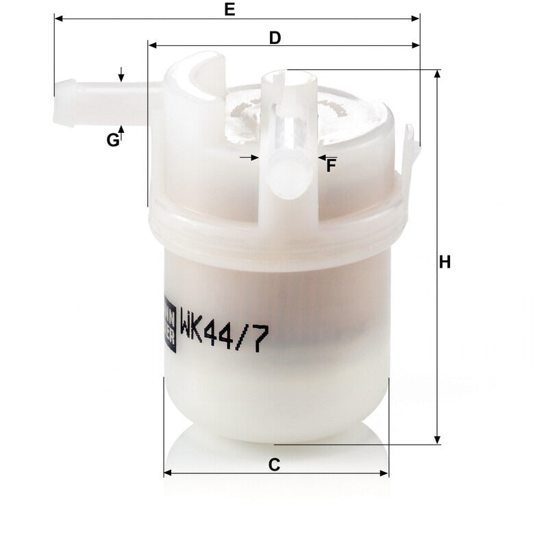 MANN FILTER Kraftstofffilter WK 44/7 MANN FILTER