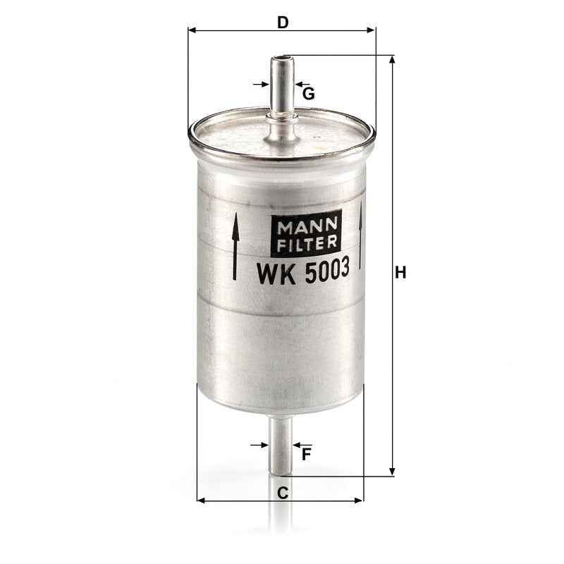 MANN FILTER Kraftstofffilter WK 5003 MANN FILTER
