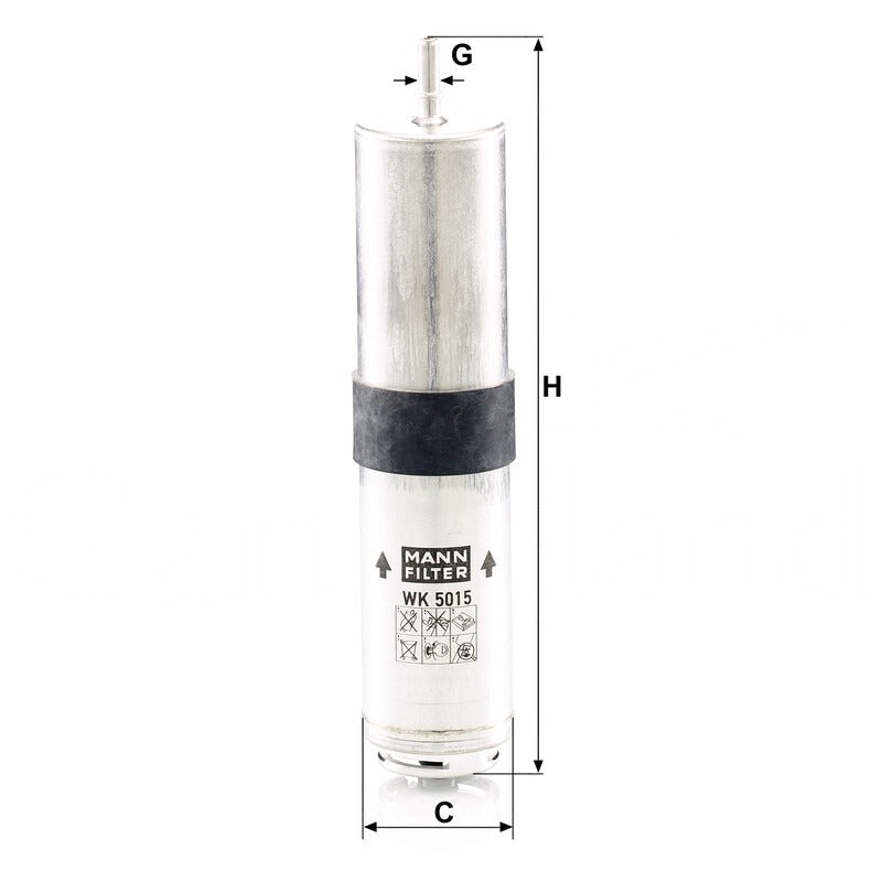 MANN FILTER Kraftstoffwechselfilter WK 5015Z MANN FILTER
