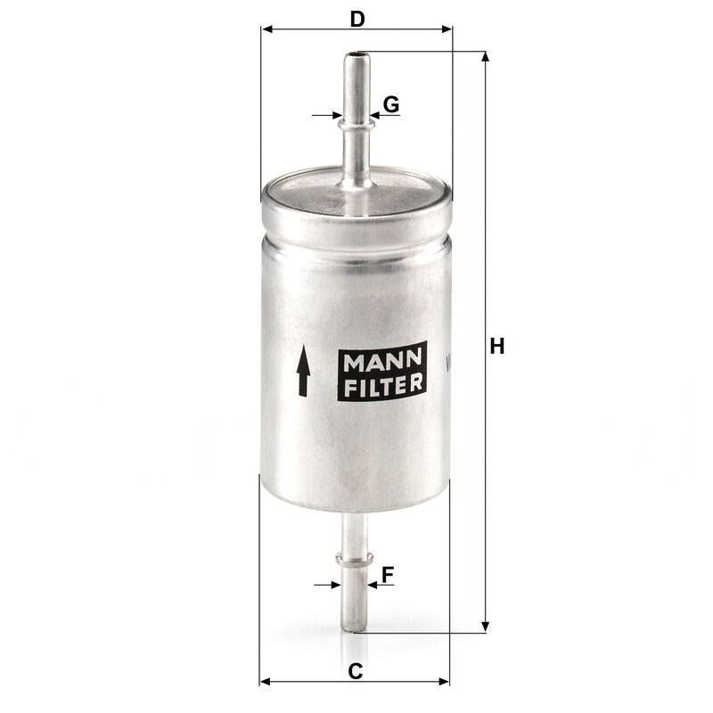 MANN FILTER Kraftstofffilter WK 512 MANN FILTER