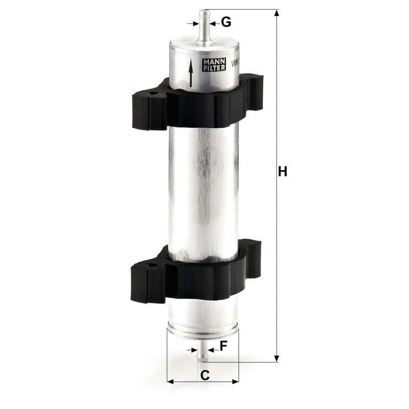 MANN FILTER Kraftstofffilter WK 521/2 MANN FILTER