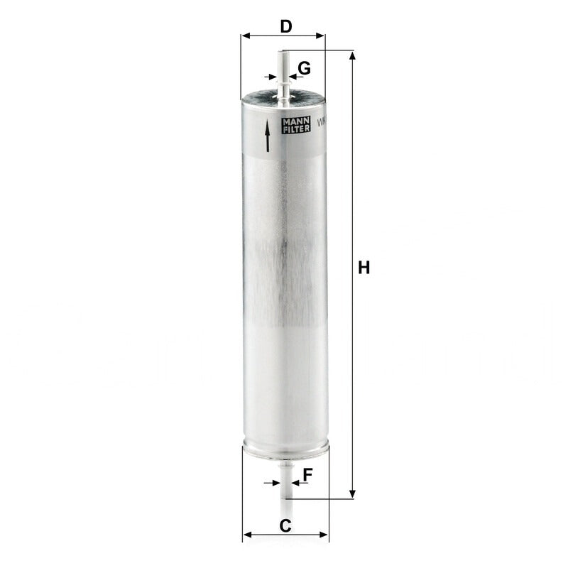 MANN FILTER Kraftstofffilter WK 522 MANN FILTER