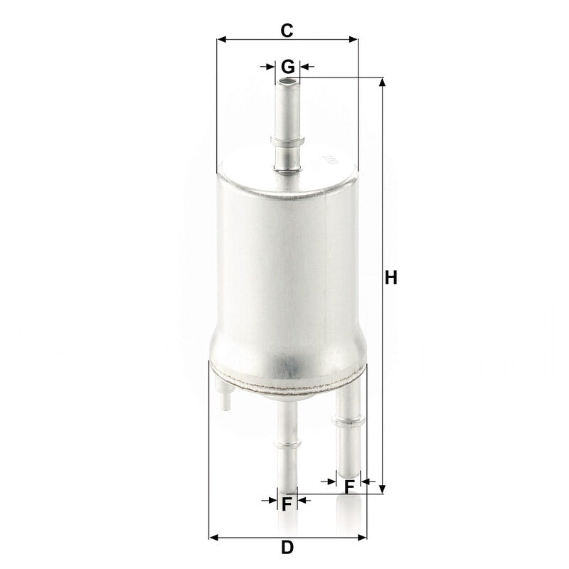 MANN FILTER Kraftstoffwechselfilter WK 6015 MANN FILTER