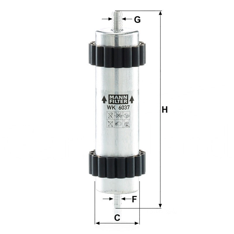 MANN FILTER Kraftstofffilter WK 6037 MANN FILTER