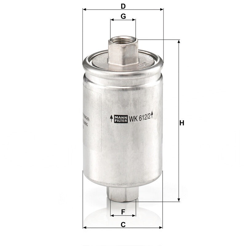 MANN FILTER Kraftstofffilter WK 612/2 MANN FILTER