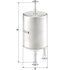 MANN FILTER Kraftstofffilter WK 720/3 MANN FILTER