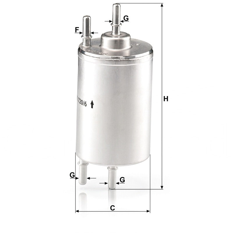 MANN FILTER Kraftstofffilter WK 720/6 MANN FILTER