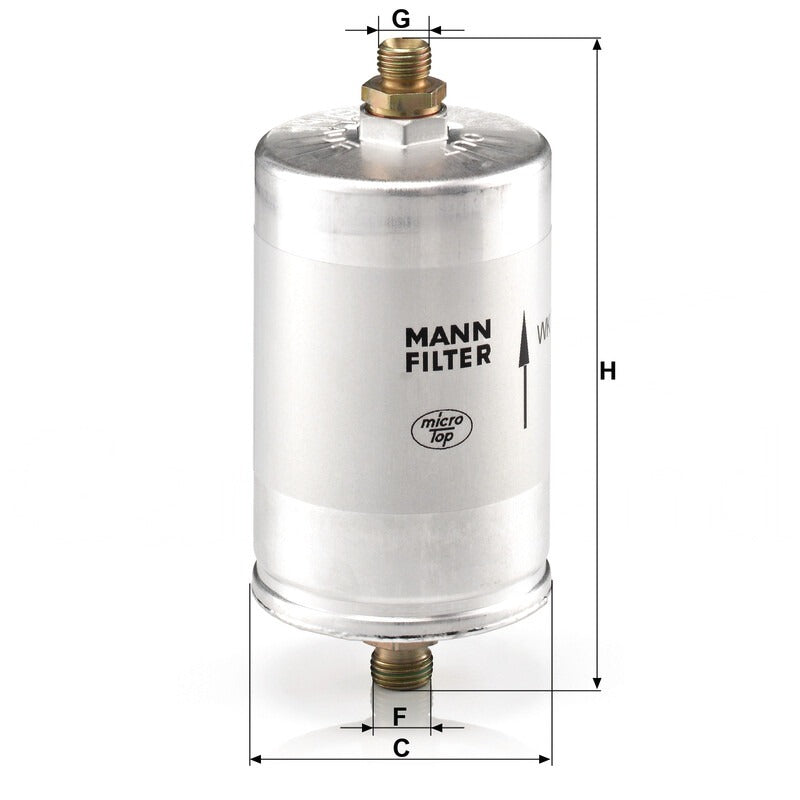 MANN FILTER Kraftstofffilter WK 726/2 MANN FILTER