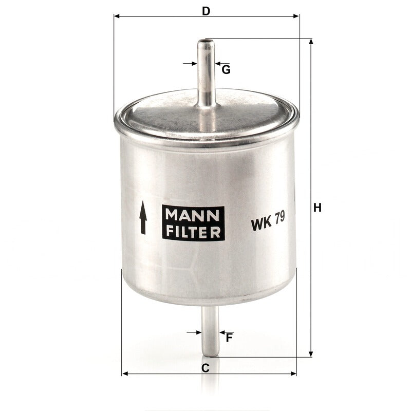MANN FILTER WK 79 MANN FILTER