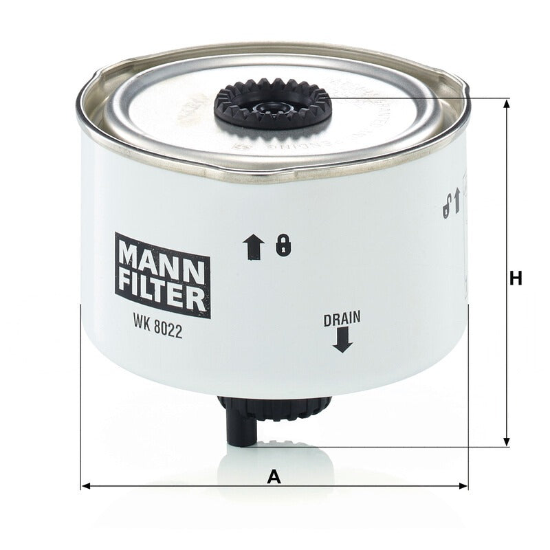 MANN FILTER Kraftstoffwechselfilter WK 8022X MANN FILTER