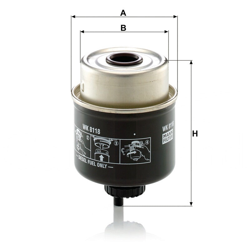 MANN FILTER Kraftstofffilter WK 8118 MANN FILTER