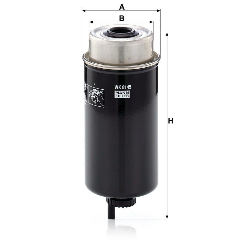 MANN FILTER Kraftstofffilter WK 8145 MANN FILTER