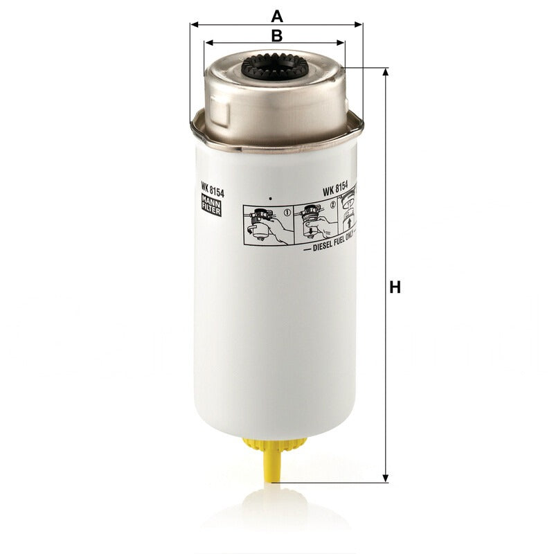 MANN FILTER Kraftstofffilter WK 8154 MANN FILTER