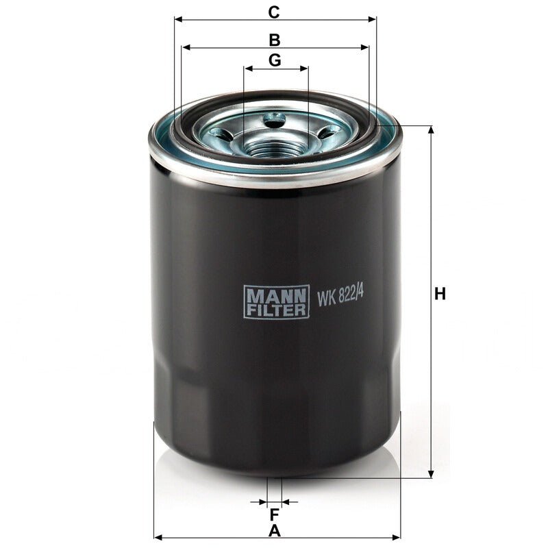 MANN FILTER Kraftstofffilter WK 822/4 MANN FILTER