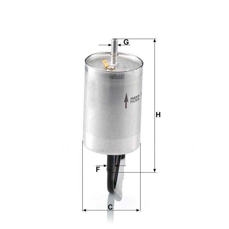 MANN FILTER Kraftstofffilter WK 832/1 MANN FILTER