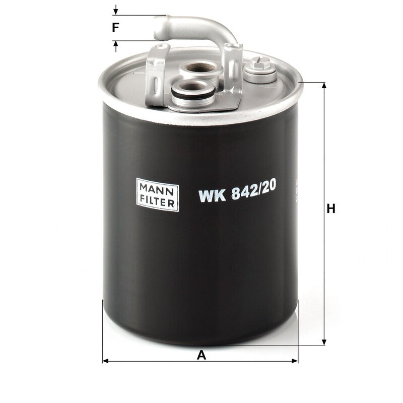 MANN FILTER Kraftstofffilter WK 842/20 MANN FILTER