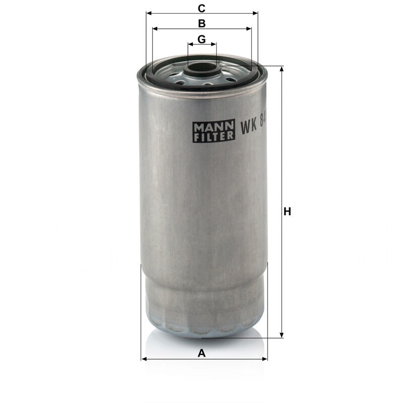 MANN FILTER Kraftstofffilter WK 845/7 MANN FILTER