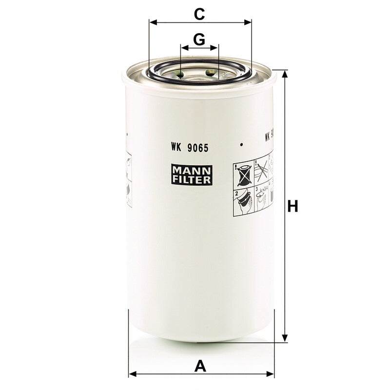 MANN FILTER Kraftstofffilter WK 9065 MANN FILTER