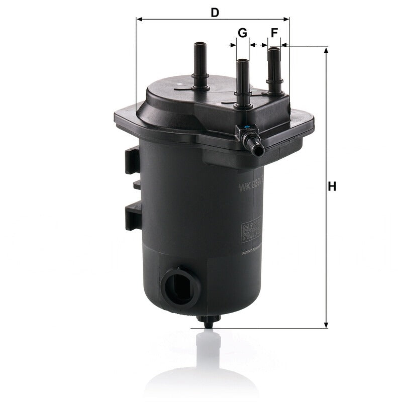 MANN FILTER Kraftstofffilter WK 939/9X MANN FILTER