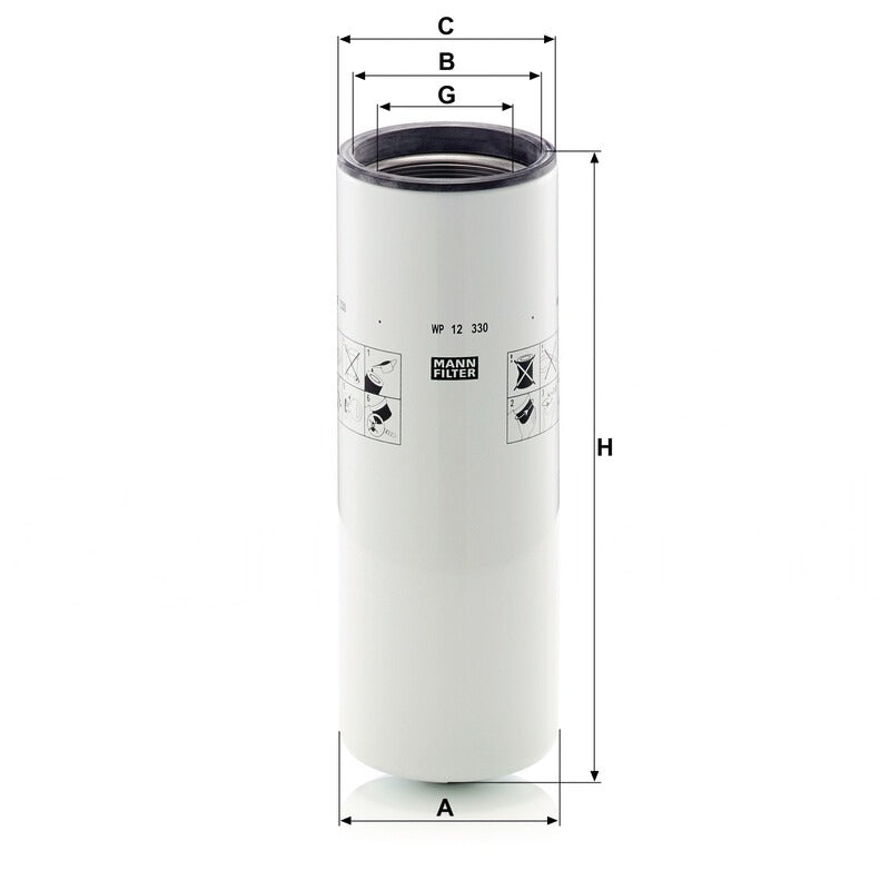 MANN FILTER Schmierölwechselfilter WP 12330 MANN FILTER