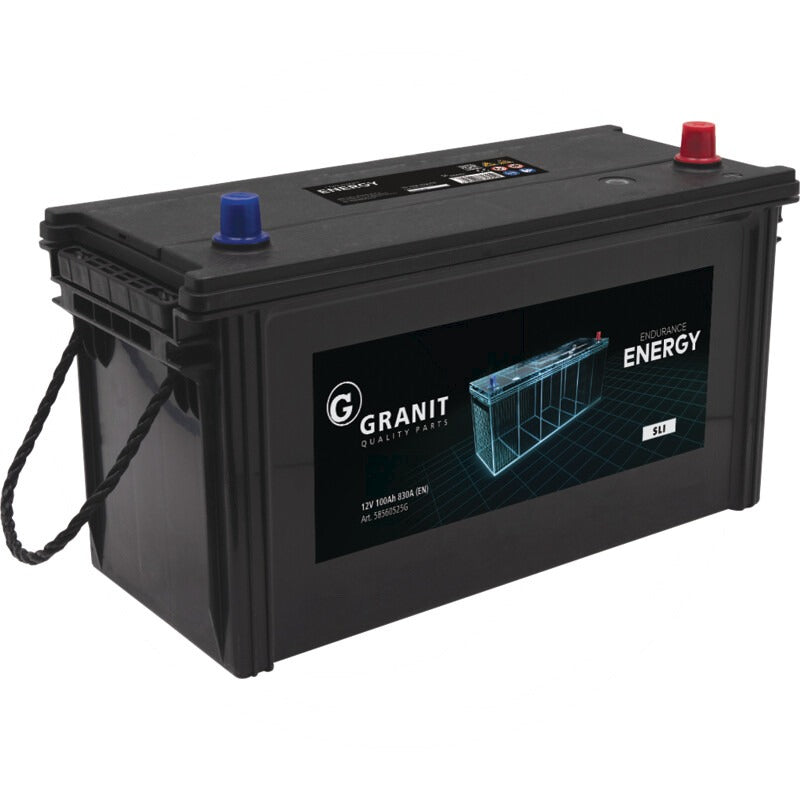 GRANIT ENDURANCE ENERGY Batterie 12 V / 100 Ah – 410 mm – GB 100BL-16