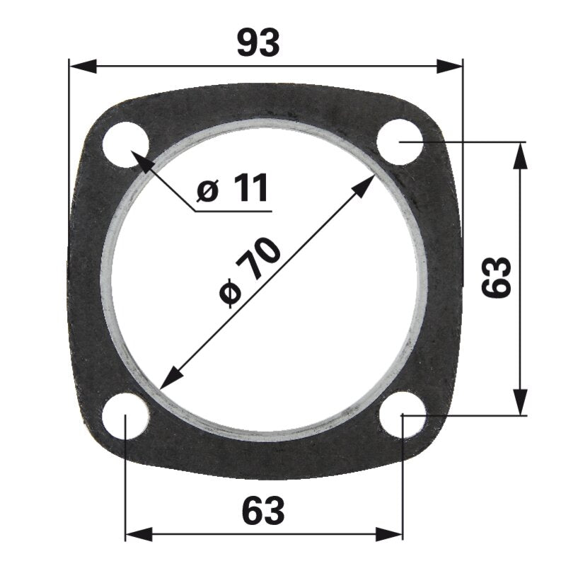 Rotax Zylinderkopfdichtung 250 830920 Rotax