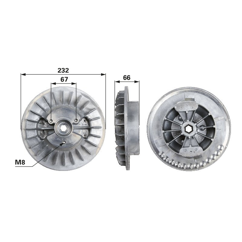 Rotax Ventilator ohne Licht 232 Rotax