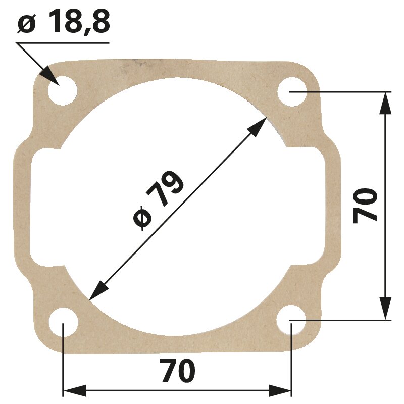Rotax Zylinderflanschdichtung 299 930555 Rotax