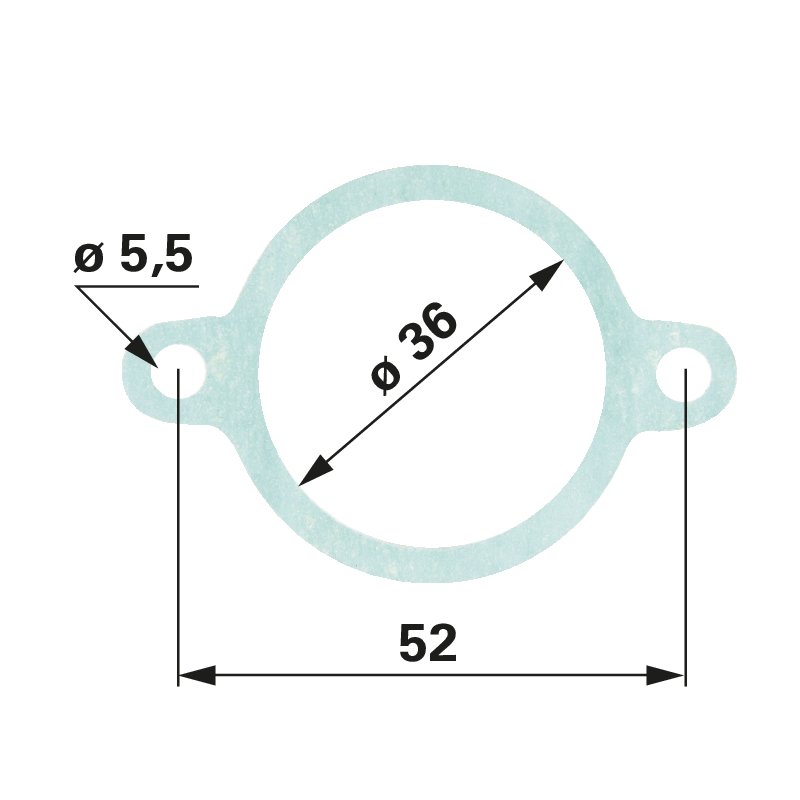 Rotax Dichtung für Reglergehäuse 930640 Rotax
