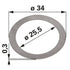 Rotax Ausgleichscheibe 25,5 x 34 x 0,2 mm 944470 – ø 25 Rotax
