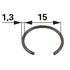 Rotax Nullhakenring 15 mm 945635 Rotax