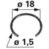Rotax Nullhakenring 18 mm 945735 Rotax