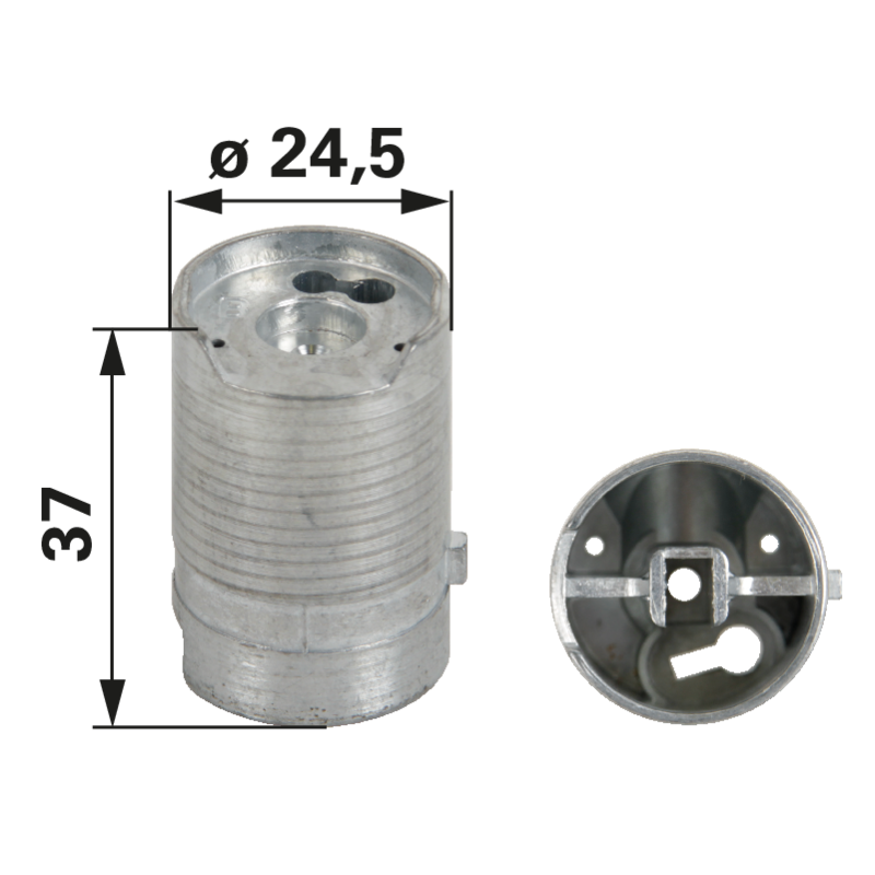 Rotax Gasschieber Länge 37 mm 962055 Rotax
