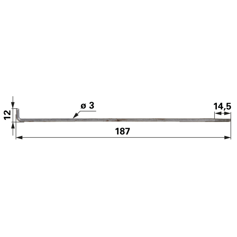 Rotax Reglerstange 200, 250, 251, 299 971602 – Sperrelement 3 (Bestellnummer: 60 845 400) dazubestellen! Rotax