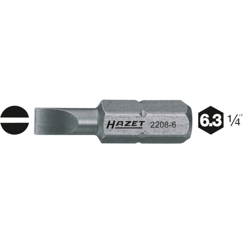 Hazet Schraubendreher-Einsatz (Bit) – 25 mm Größe Abtrieb (mm/Zoll) 9