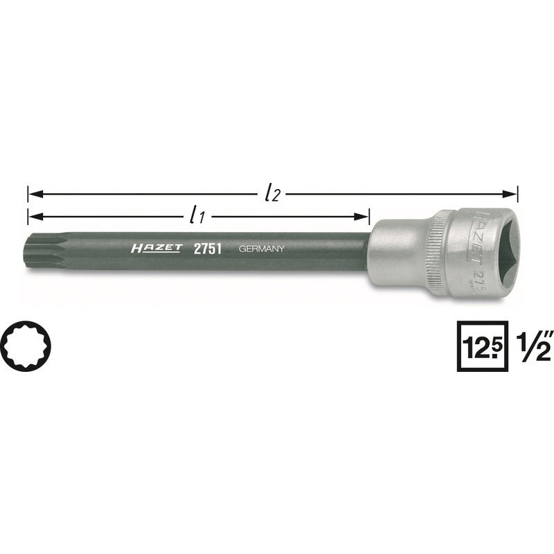 Hazet Schraubendreher-Einsatz – 100 mm