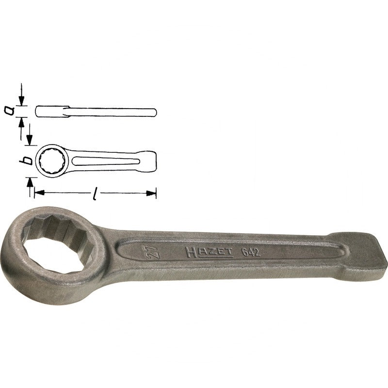 Hazet Schlag-Ringschlüssel – 190 mm