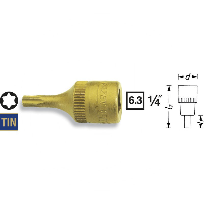 HAZET TORX® Schraubendreher-Einsatz – 28 mm SW T9