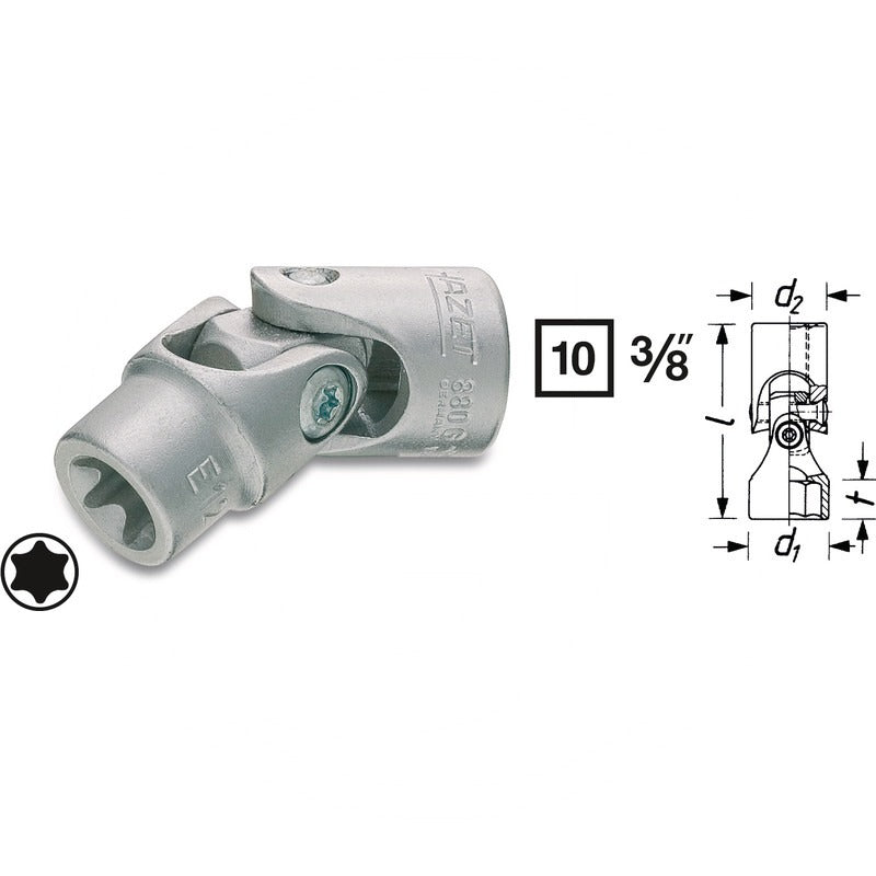 Hazet TORX® Gelenksteckschlüssel-Einsatz – 48 mm