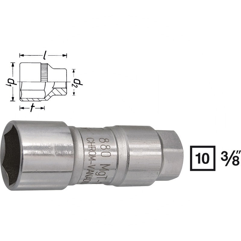 Hazet Zuendkerzen-Steckschluessel-Einsatz – Ø 23.5 mm
